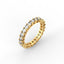 18K Gold Cushion Cut Diamond Eternity