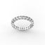 18K Gold Cushion Cut Diamond Eternity