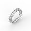 18K Gold Cushion Cut Diamond Eternity