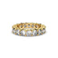 18K Gold Cushion Cut Diamond Eternity