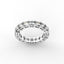 18K Gold Cushion Cut Diamond Eternity