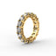 18K Gold Cushion Cut Diamond Eternity