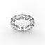 18K Gold Cushion Cut Diamond Eternity