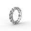 18K Gold Cushion Cut Diamond Eternity