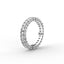 18K Gold Emerald Cut Diamond Eternity Ring