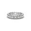 18K Gold Emerald Cut Diamond Eternity Ring