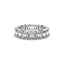 18K Gold Emerald Cut Diamond Eternity Ring