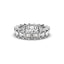 18K Gold Emerald Cut Diamond Eternity Ring