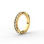 18K Gold Fishtail Diamond Eternity Ring