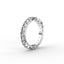 18K Gold Fishtail Diamond Eternity Ring