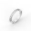 18K Gold Fishtail Diamond Eternity Ring
