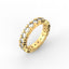 18K Gold Fishtail Diamond Eternity Ring