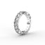 18K Gold Fishtail Diamond Eternity Ring