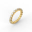 18K Gold Floating Diamond Eternity Ring