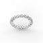18K Gold Floating Diamond Eternity Ring