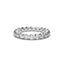 18K Gold Floating Diamond Eternity Ring