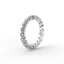 18K Gold Floating Diamond Eternity Ring