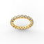18K Gold Floating Diamond Eternity Ring