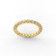 18K Gold Floating Diamond Eternity Ring
