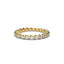 18K Gold Floating Diamond Eternity Ring