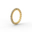 18K Gold Floating Diamond Eternity Ring