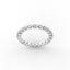 18K Gold Floating Diamond Eternity Ring