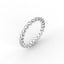 18K Gold Floating Diamond Eternity Ring