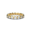 18K Gold Floating Diamond Eternity Ring