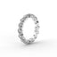 18K Gold Floating Diamond Eternity Ring