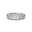 18K Gold Floating Diamond Eternity Ring
