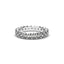 18K Gold Oval Cut Diamond Eternity Ring