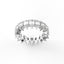 18K Gold Pear Cut Diamond Eternity Ring