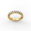 18K Gold Princess Cut Diamond Eternity Ring