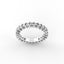 18K Gold Princess Cut Diamond Eternity Ring