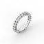 18K Gold Princess Cut Diamond Eternity Ring