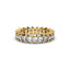 18K Gold Princess Cut Diamond Eternity Ring