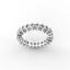 18K Gold Princess Cut Diamond Eternity Ring