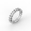18K Gold Princess Cut Diamond Eternity Ring