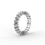 18K Gold Princess Cut Diamond Eternity Ring