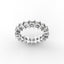 18K Gold Princess Cut Diamond Eternity Ring