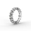 18K Gold Princess Cut Diamond Eternity Ring