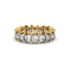 18K Gold Princess Cut Diamond Eternity Ring