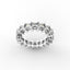 18K Gold Princess Cut Diamond Eternity Ring
