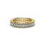 18K Gold Radiant Cut Diamond Eternity Ring