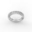 18K Gold Radiant Cut Diamond Eternity Ring