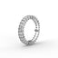 18K Gold Radiant Cut Diamond Eternity Ring