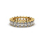 18K Gold Radiant Cut Diamond Eternity Ring