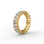 18K Gold Radiant Cut Diamond Eternity Ring