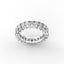 18K Gold Radiant Cut Diamond Eternity Ring