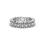 18K Gold Radiant Cut Diamond Eternity Ring